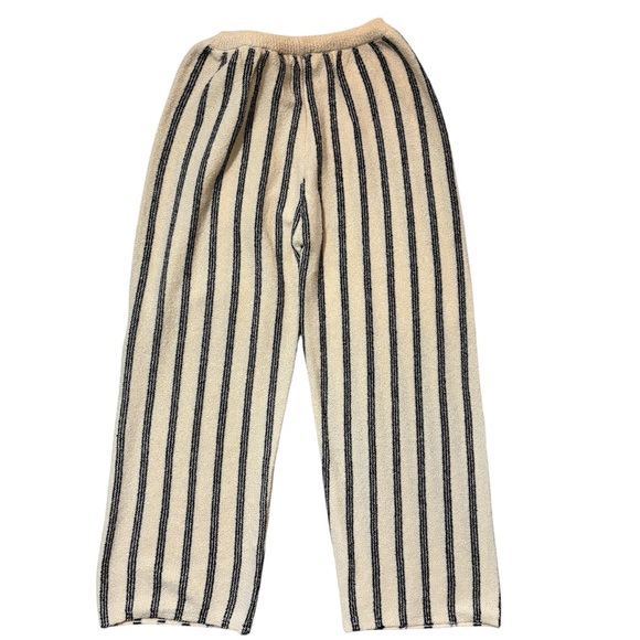 NWT Cream and Black Knit Pants - Picture 5 of 6